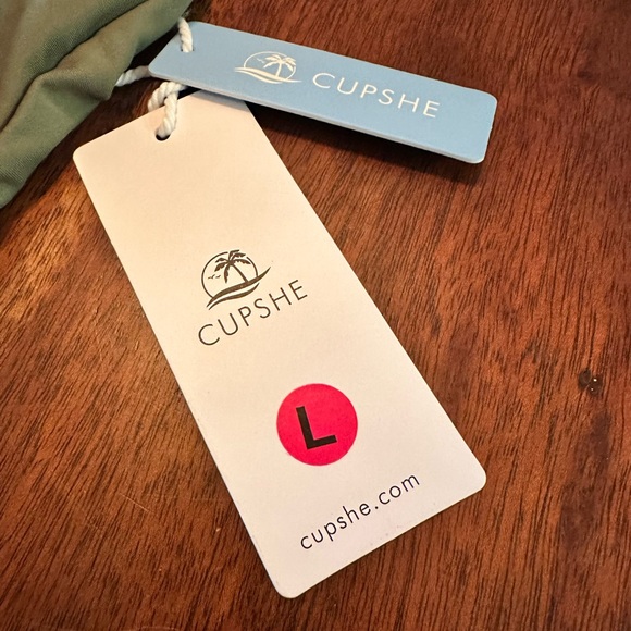 🏖️🩱CupShe Olive Green Halter Top One Piece 🏖️🩱 - Picture 4 of 7